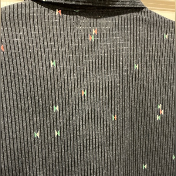 Roark Breathable Stretch Black Geometric Bless Up Mens Short Sleeve Shirt Large - Picture 4 of 10